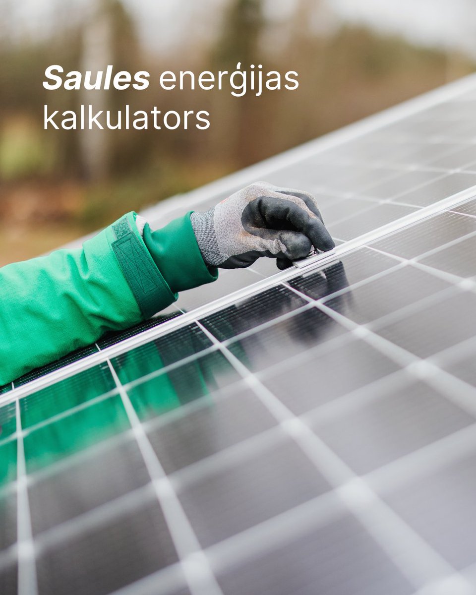 Enefit mājaslapā izmēģini saules enerģijas risinājumu kalkulatoru mājsaimniecībām, lai izvēlētos savai saimniecībai atbilstošāko variantu!

Izrēķini ieguvumus elektrības rēķinā, ja:
☀️uzstādīsi tikai saules paneļus;
☀️uzstādīsi saules paneļus kopā ar akumulatoru.

Kalkulators