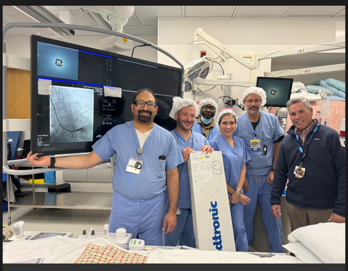 SUNY Upstate Cardiology Fellowship (@upstatecardiol1) on Twitter photo 🚨 Thrilled to announce that the our EP Lab has become the first in Western NY—and one of the first in the country—to implant a leadless PPM via internal jugular access led by Dr. Kiran Devaraj! ⚡️👏🫀
<a href="/CynthiaTaub/">Cynthia Taub</a> <a href="/Syedarqum1/">Syed A Huda</a> <a href="/RonakBharucha/">Ronak Bharucha, DO</a> <a href="/AndersonPrimus1/">Anderson Primus</a> <a href="/ashwath_ashwini/">Ashwini K Ashwath</a> 🚨 Thrilled to announce that the our EP Lab has become the first in Western NY—and one of the first in the country—to implant a leadless PPM via internal jugular access led by Dr. Kiran Devaraj! ⚡️👏🫀
<a href="/CynthiaTaub/">Cynthia Taub</a> <a href="/Syedarqum1/">Syed A Huda</a> <a href="/RonakBharucha/">Ronak Bharucha, DO</a> <a href="/AndersonPrimus1/">Anderson Primus</a> <a href="/ashwath_ashwini/">Ashwini K Ashwath</a>