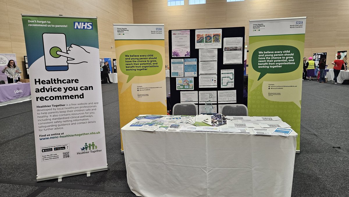 Brilliant to be able to showcase our work including <a href="/HT_NENC/">Healthier Together North East and North Cumbria</a> at the <a href="/NENC_NHS/">North East and North Cumbria NHS</a> Staff Conference today at <a href="/BeaconofLight/">Beacon of Light</a> alongside colleagues from other amazing teams within the organisation.