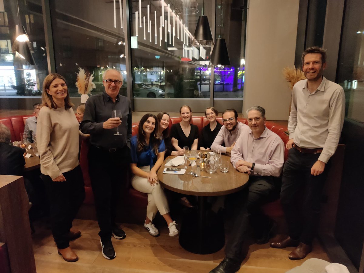 ProfMarkThomson's tweet image. Celebrating with the UKRI Infrastructure team following my last time chairing our advisory panel. I am incredibly proud of what we have achieved over the past 6 years, establishing an amazing investment portfolio of over £2.5Bn for large research and innovation infrastructure.