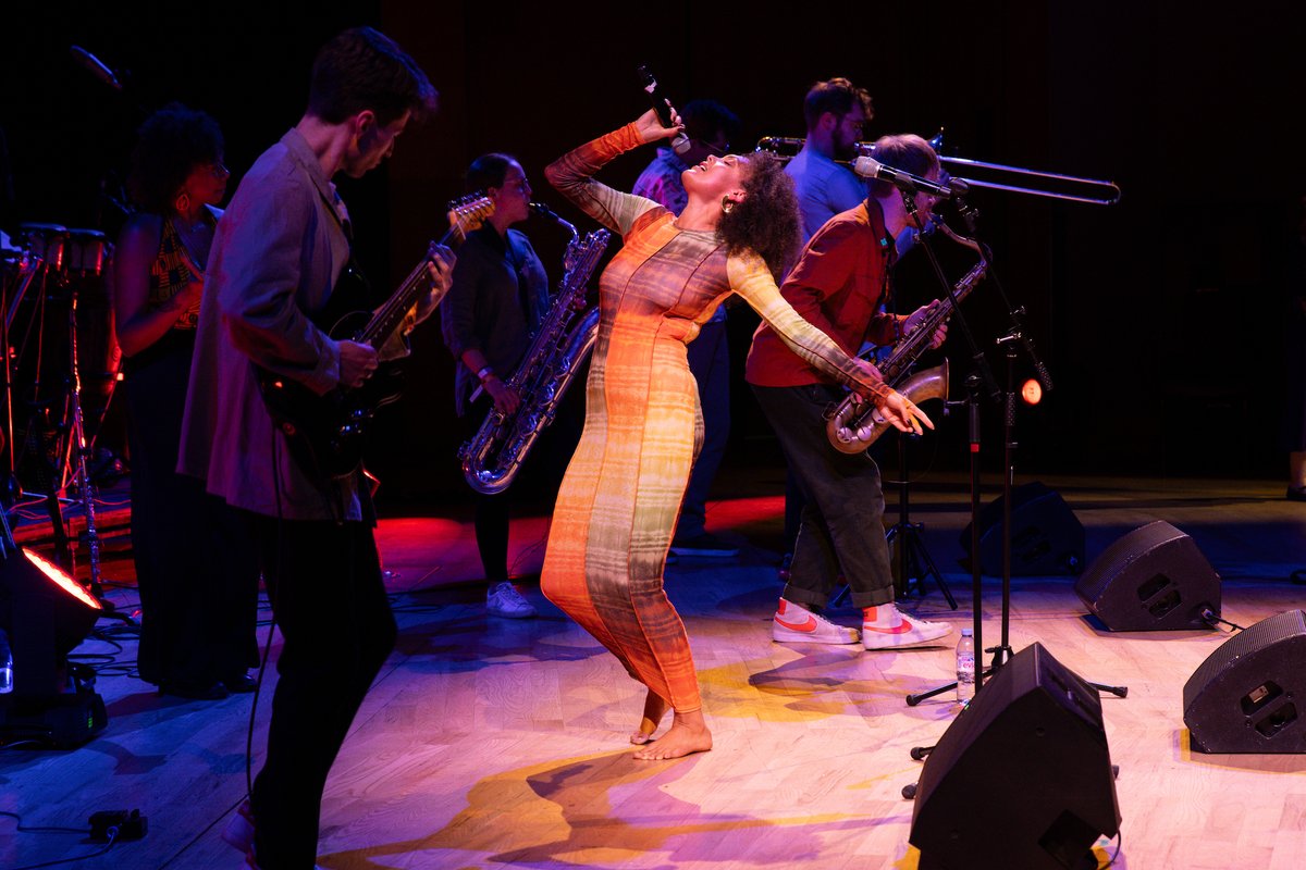 Brighter Sound (@brightersound) on Twitter photo Still reeling from last night's Opening Concert for WOMEX at <a href="/BridgewaterHall/">The Bridgewater Hall</a> 💃
Featuring <a href="/DirtyFreud/">Dirty Freud</a>, <a href="/vulvavoce/">Vulva Voce</a>, Heather Ferrier and <a href="/weareagbeko/">AGBEKO</a> 🤩
Artistically directed by <a href="/j3nnag/">Jenna G</a> and hosted by @DJPAULETTE 🫶 Still reeling from last night's Opening Concert for WOMEX at <a href="/BridgewaterHall/">The Bridgewater Hall</a> 💃
Featuring <a href="/DirtyFreud/">Dirty Freud</a>, <a href="/vulvavoce/">Vulva Voce</a>, Heather Ferrier and <a href="/weareagbeko/">AGBEKO</a> 🤩
Artistically directed by <a href="/j3nnag/">Jenna G</a> and hosted by @DJPAULETTE 🫶