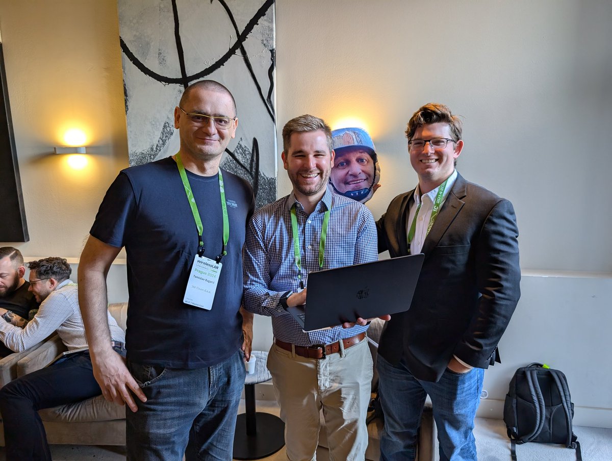 Jim Palmer (@wirelessjimp) on Twitter photo The only thing missing is #FlatJoel at #WLPC <a href="/Potato_Fi/">Joel Crane 🥔</a> with Connor and Tomislav who I'm too lazy to find them on Twitter The only thing missing is #FlatJoel at #WLPC <a href="/Potato_Fi/">Joel Crane 🥔</a> with Connor and Tomislav who I'm too lazy to find them on Twitter