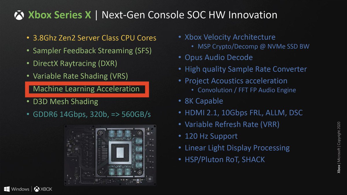 Darkstorm33's tweet image. Le PSSR des #XboxSeries appelé #DirectSR est enfin accessible grâce a la mise à jour du SDK !
Je rappelle que les #XboxSeries sont dotées du machine learning accéléré donc hardware !
👀⬇️
x.com/GPUOpen/status…