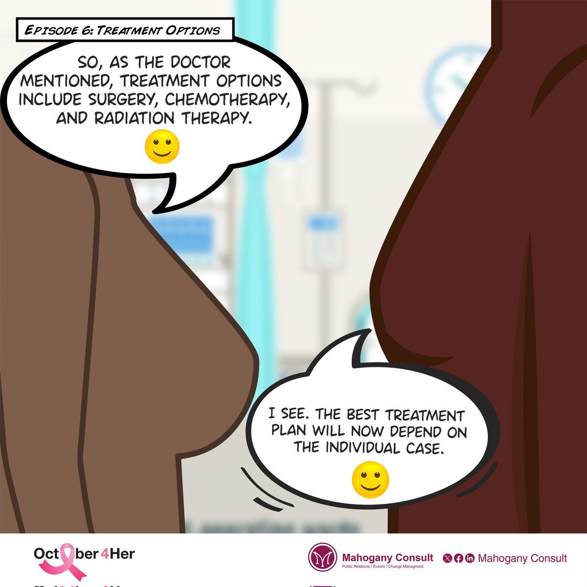 MahoganyConsult's tweet photo. It is important to keep your hope alive!
There are different options, and treatment is possible after a diagnosis. Don’t lose hope after diagnosis.
#MahoganyConsult
#AddingValue
#October4Her
#PinkOctober2024
#FufɔSeries
#BreastCare https://t.co/Y8Sb3LUpJy