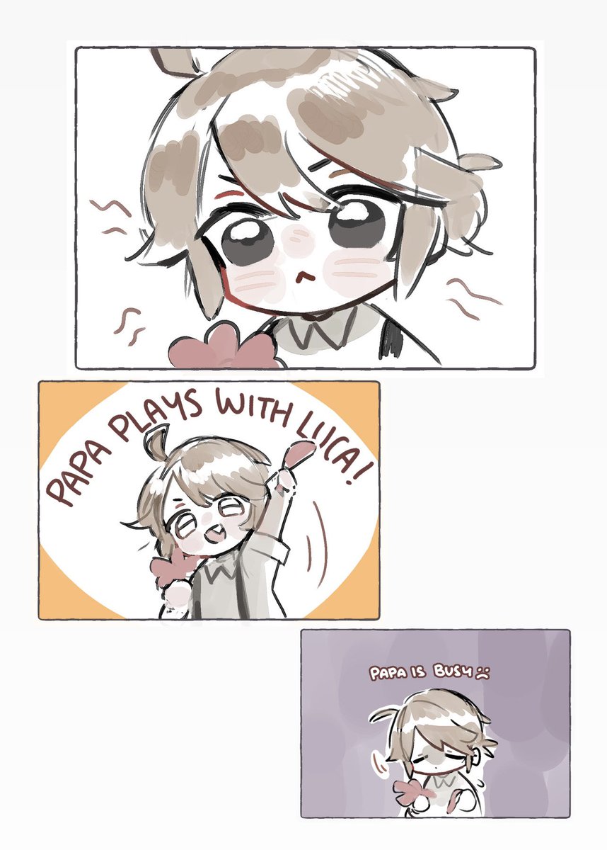 He loves me,
he loves me not
🌷 🌹
Doing a poll on IG to determine the direction that the mood will go for a comic I want to draw with Herman & Luca :D