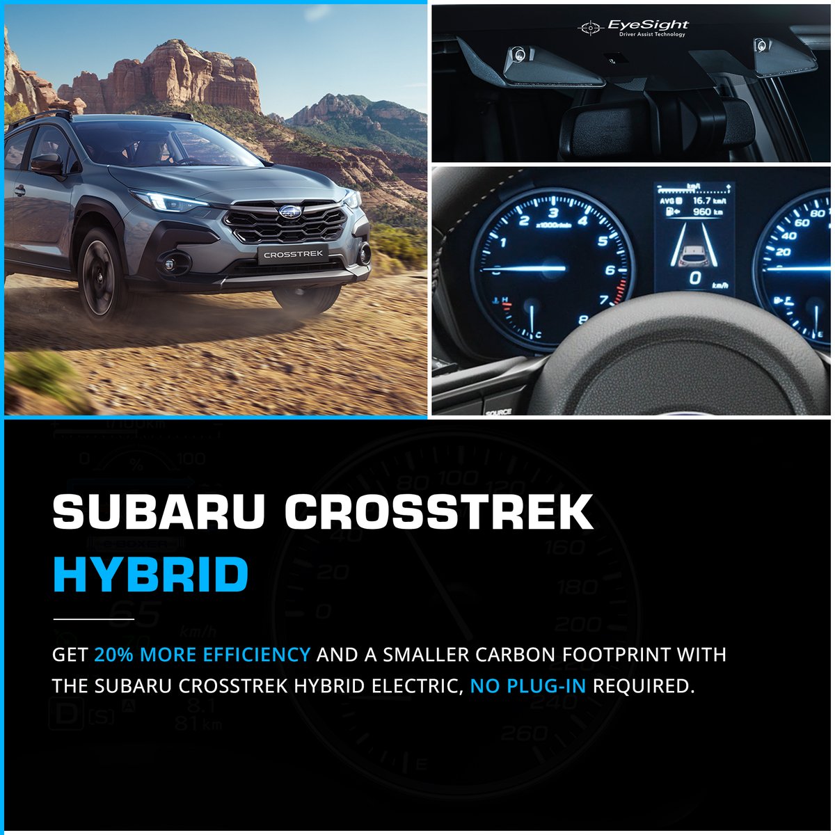NepalSubaru's tweet photo. Best of both worlds - #Crosstrek #Hybrid

#SubaruNepal #AdventureInNepal #ExploreNepal #DriveSafe #SUVLifeNepal #AWDAdventure #NepalOffroad #SafetyFirst #SubaruSafety #SubaruAWD #ExploreWithConfidence #AdventureAwaitsNepal #NepalRoadTrips #hybridsuv #hybridinnepal #fuelefficient https://t.co/zcYy4NuGfZ