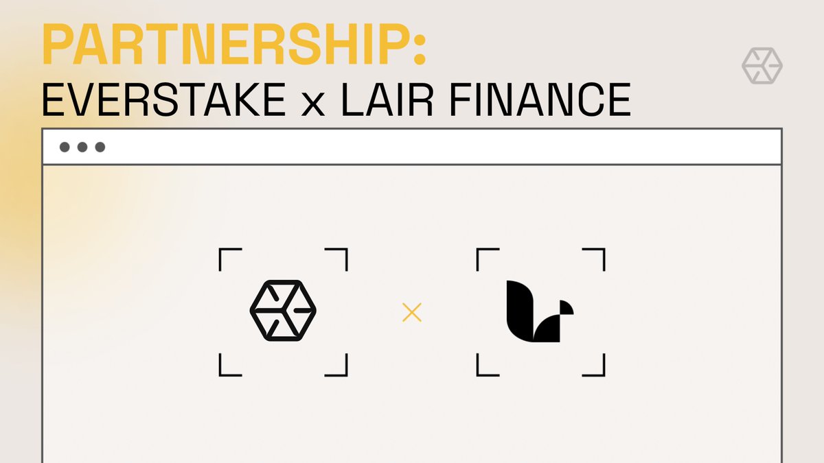 Everstake (@everstake_pool) on Twitter photo We are happy to announce our partnership with <a href="/LairFinance/">Lair Finance</a>, a liquid staking protocol on <a href="/KaiaChain/">Kaia</a>, as a validator in partnership with <a href="/jump_/">Jump Crypto 🔥💃🏻</a>.
Lair Finance is a major protocol that allows users to stake KAIA tokens with Lair’s partner GCs through the Lair staking controller We are happy to announce our partnership with <a href="/LairFinance/">Lair Finance</a>, a liquid staking protocol on <a href="/KaiaChain/">Kaia</a>, as a validator in partnership with <a href="/jump_/">Jump Crypto 🔥💃🏻</a>.
Lair Finance is a major protocol that allows users to stake KAIA tokens with Lair’s partner GCs through the Lair staking controller