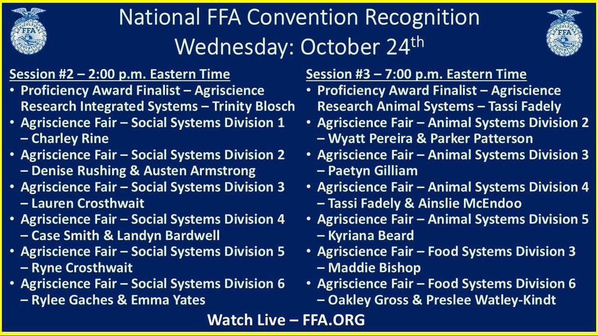 Stillwater FFA tweet media