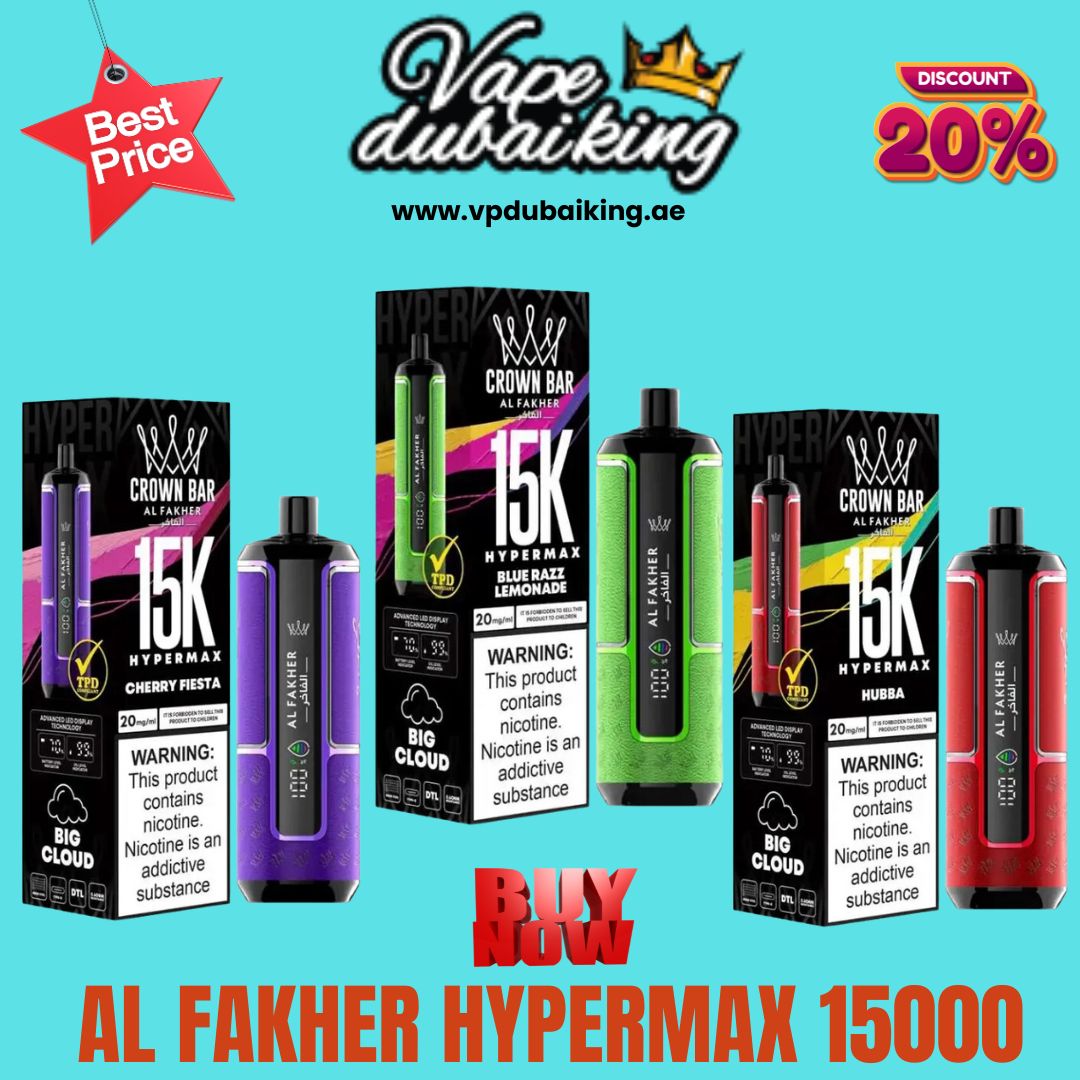 AL Fakher Hypermax 15k Puffs Disposable Vape

vpdubaiking.ae/product/al-fak…

The AL Fakher Hypermax 15k Puffs Disposable Vape is a cutting-edge device 

#alfaher #disposablevape #crownbar #alfakher15000 #vapedubai #vapeuae