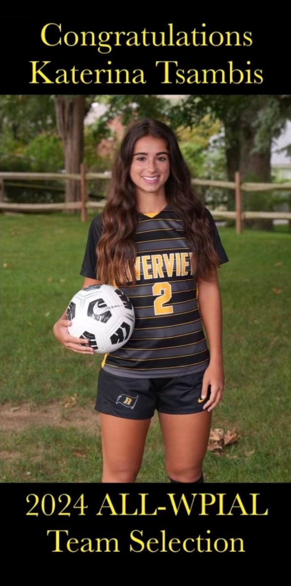 Riverview Girls Soccer (@rgsraiders) on Twitter photo Huge shout out to our Senior Captain for making the All-WPIAL Team. Congratulations Katerina Tsambis. 🏴☠️⚽️🖤💛💪🏼 #Raiderpride #Raiderstrong <a href="/RaiderSports10/">Riverview Athletics</a> <a href="/RViewSports/">Riverview Sports</a> <a href="/RiverviewSD_/">Riverview School District</a> <a href="/PGSportsNow/">Post-Gazette Sports</a> <a href="/TribSports/">Tribune-Review Sports</a> <a href="/pghsoccernow/">Pittsburgh Soccer Now</a> Huge shout out to our Senior Captain for making the All-WPIAL Team. Congratulations Katerina Tsambis. 🏴☠️⚽️🖤💛💪🏼 #Raiderpride #Raiderstrong <a href="/RaiderSports10/">Riverview Athletics</a> <a href="/RViewSports/">Riverview Sports</a> <a href="/RiverviewSD_/">Riverview School District</a> <a href="/PGSportsNow/">Post-Gazette Sports</a> <a href="/TribSports/">Tribune-Review Sports</a> <a href="/pghsoccernow/">Pittsburgh Soccer Now</a>