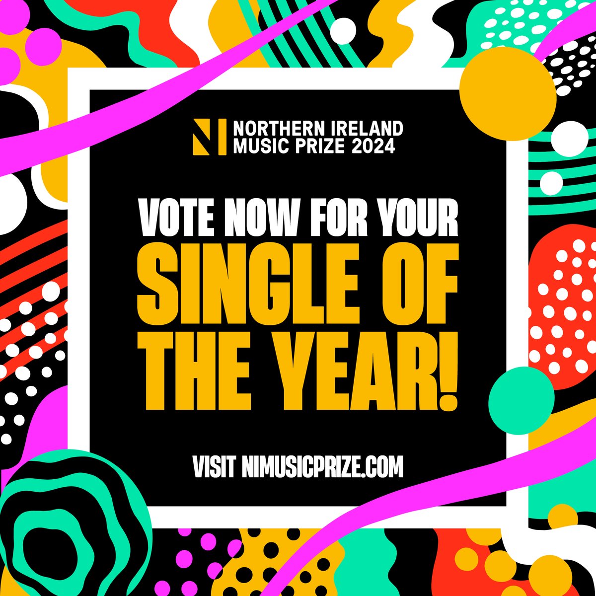 OhYeahCentre's tweet photo. WE ARE LIVE

The VOTE for your winner for Single of The Year is now OPEN!

You have ONE week to vote for your winner from 24th - 30th Oct.

VOTE NOW at https://t.co/XPfhuQBSFQ

#NIMP #NIMusicPrize #SingleofTheYear https://t.co/b3L38Pl329