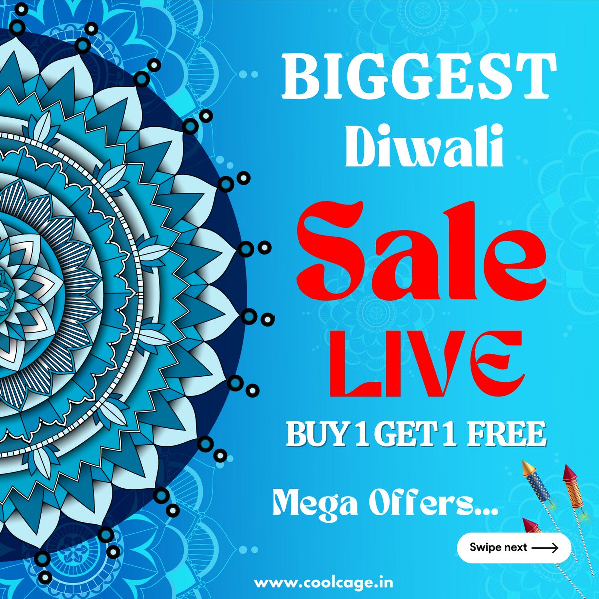 coolcage_in's tweet photo. 🎉 The biggest sale of the season is here! 🛍  Shop your favorite oversized tees, mugs, eyewear, and stickers with unbeatable discounts.   

Hurry, the sale ends on 1st Nov!

#Coolcage #diwalisale #JioHotstar #trending #xcom https://t.co/UAyIMsIRVm