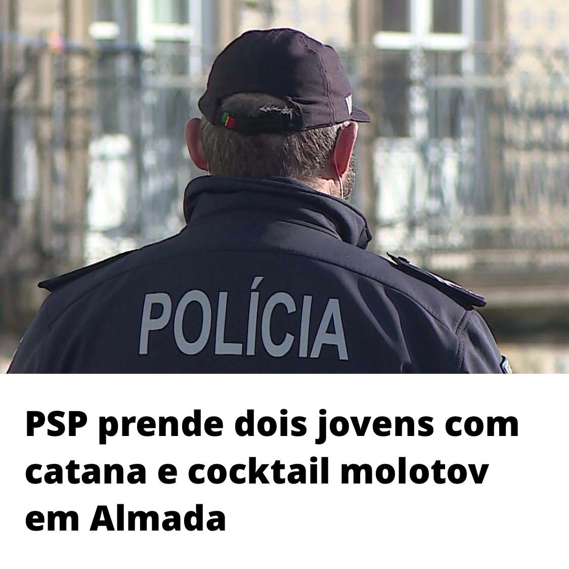 Mais uns que foram presos a caminho de casa após um dia de trabalho…
A catana e o cocktail molotov estavam ali por acaso e nem eram deles. Eram homens bondosos... #SalvarPortugal