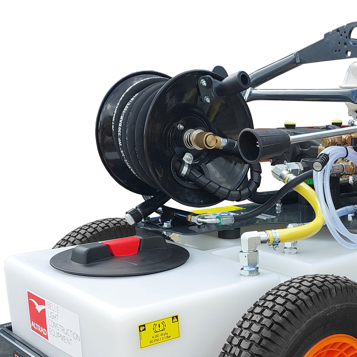 Introducing the NEW MBX 12/180 Mini Bowser Pressure Washer

It has a 125-litre water tank &amp; is powered by a Honda GX200, giving a fantastic 2600psi at 12-litres per min

The portable, compact washer is ideal for areas with no connected water or power &amp; general mobile cleaning