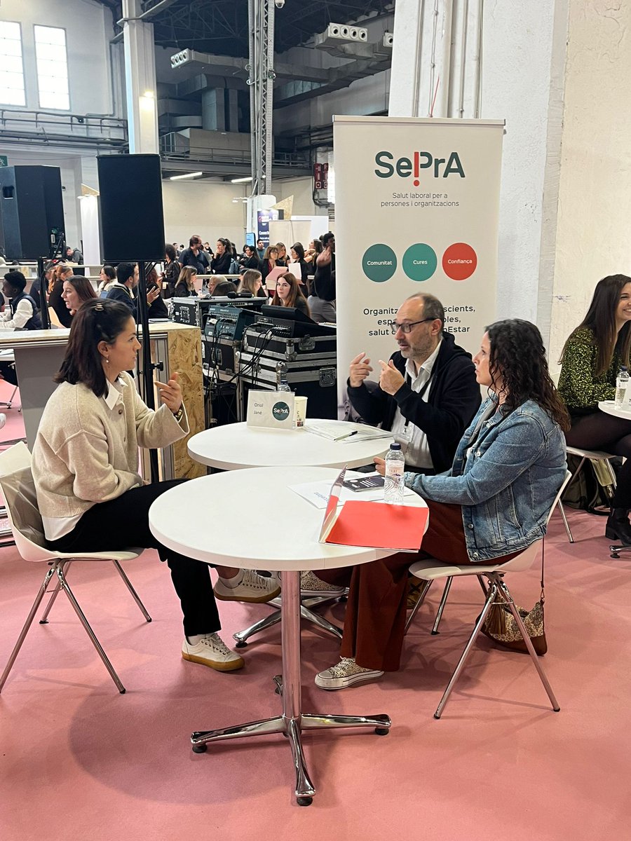 Avui estem presents al <a href="/salocupacio/">Saló de l'Ocupació</a> per compartir els objectius de SePrA i les necessitats del nostre equip per incorporar nous perfils a la cooperativa. 
Al marketplace hem estat acompanyats per: <a href="/arc_coop/">Arç Cooperativa (mastodon.social/@arc_coop)</a> <a href="/EMELCATsccl/">EMELCAT SCCL</a> <a href="/TandemSocial/">Tandem Social</a> <a href="/grupmutuam/">GrupMutuam</a>
#participacio #responsabilitat
