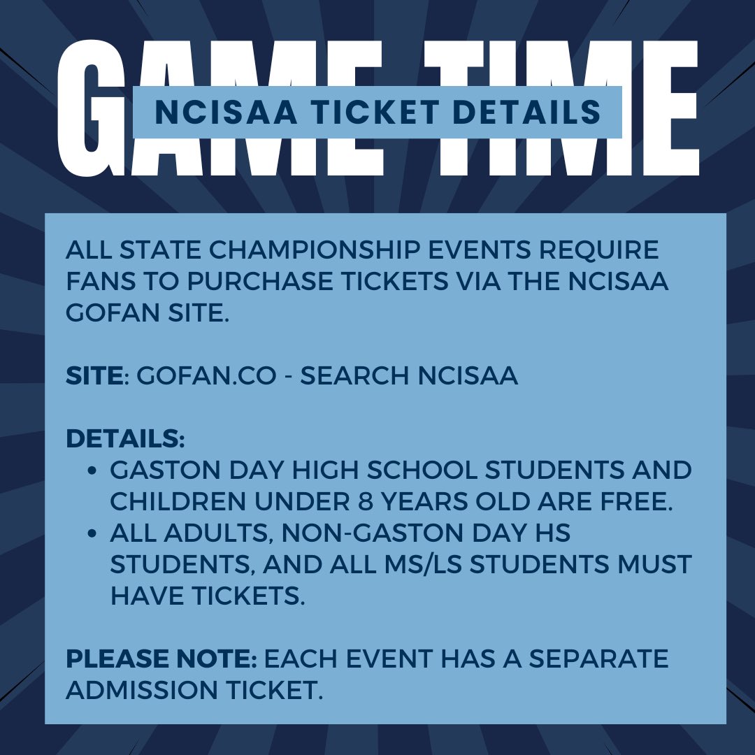 Gaston Day Athletics tweet media