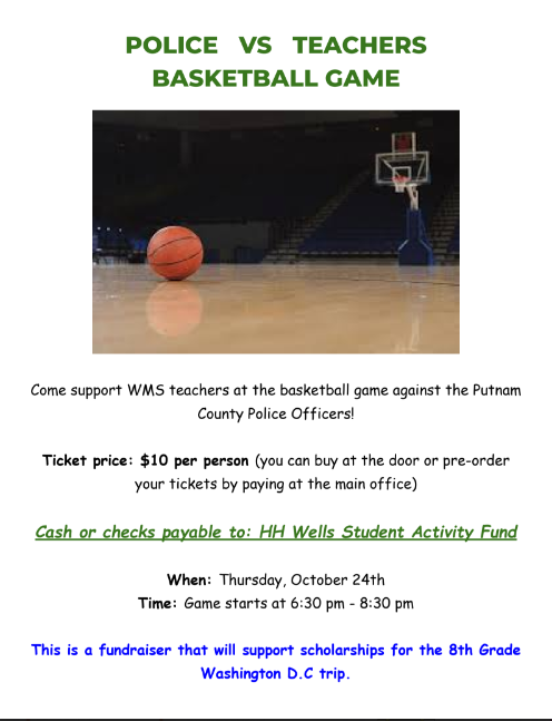 Tonight at Wells Middle School.  Great fun for the whole family starting at 6:30 pm.  Come out to watch an epic basketball game <a href="/brewsterschools/">Brewster Central School District</a> 🏀 #brewster #bears #basketball #brewsterpride