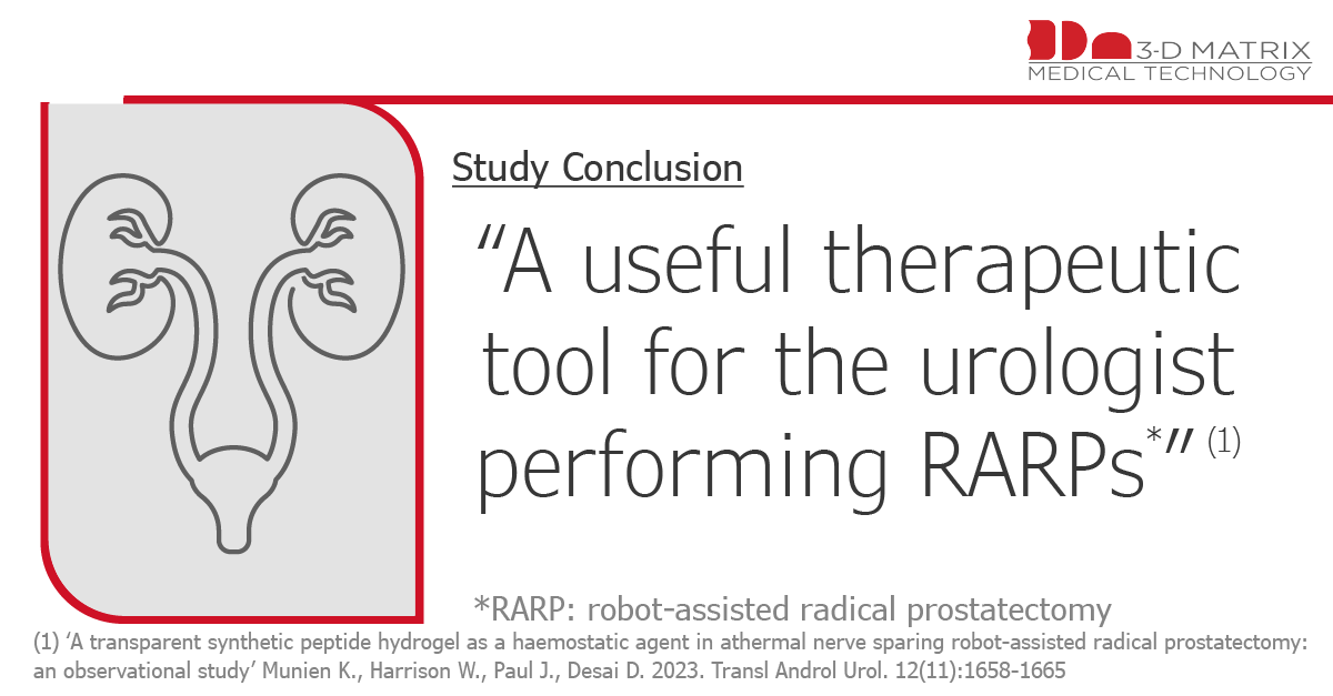 3dm_emea's tweet photo. In this study, PuraStat has shown efficacy and safety as the primary haemostatic agent used around the neurovascular bundle in robot-assisted radical prostatectomy! Read more at: https://t.co/u3DIxVPQp0
#urology #purastat #prostatectomy #bleedingmanagement #patientoutcomes #RARP https://t.co/PV8M5KIjWZ