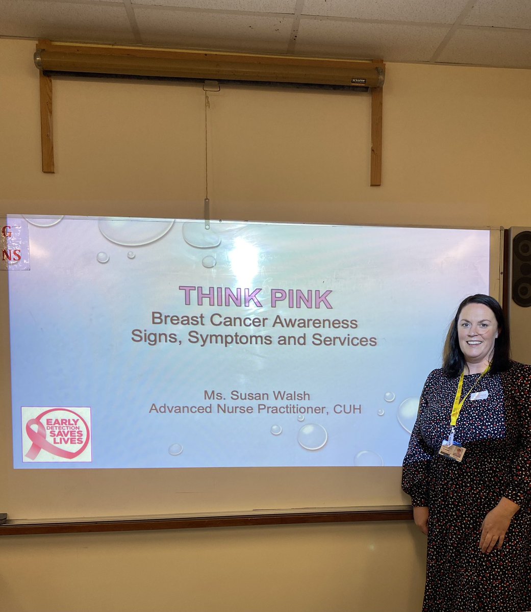 Susan Walsh (@susanwa96124405) on Twitter photo Thanks to Ms. Murphy <a href="/christkingss/">Christ King Secondary School</a> for inviting me to talk about the importance of breast awareness with the leaving certificate students #BreastCancerAwarenessMonth Thanks to Ms. Murphy <a href="/christkingss/">Christ King Secondary School</a> for inviting me to talk about the importance of breast awareness with the leaving certificate students #BreastCancerAwarenessMonth