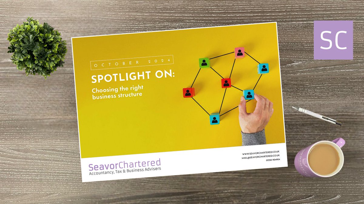 📢 Choosing the Right Business Structure for Success 🏢✨

Find out the key differences and what's best for you in our latest newsletter.
📝 Download now: seavorchartered.co.uk/p3ir
#BusinessTips #BusinessGrowth #Startup #LimitedCompany #TaxAdvice #SeavorChartered #BusinessStructure