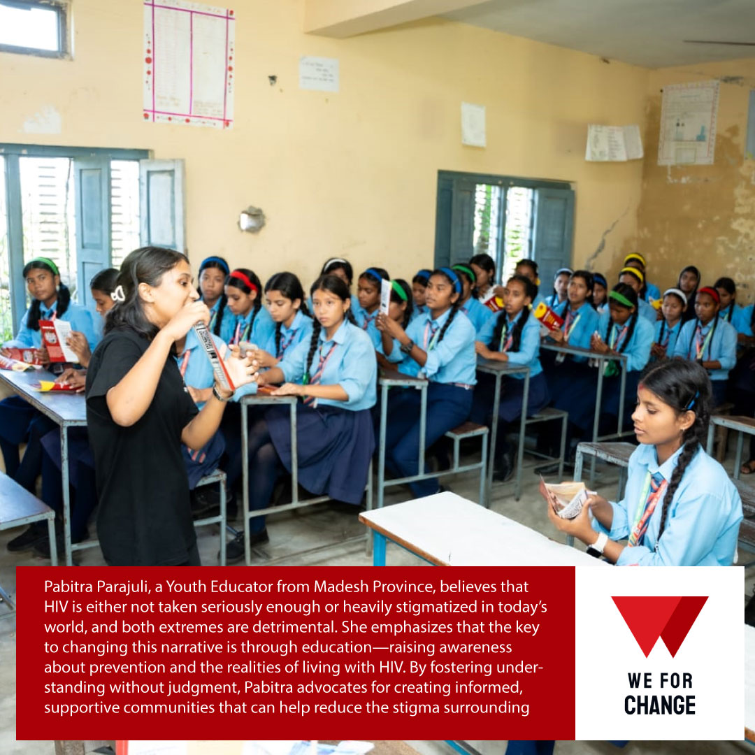 We for Change tweet media