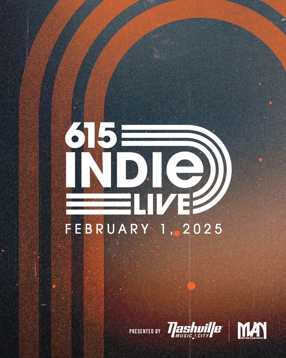 visitmusiccity's tweet photo. 🎶 BRAND NEW MUSIC EVENT 🎶

We’re celebrating Nashville’s indie spirit with 615 Indie Live, a one-day music event on February 1, 2025. 👏 Supporting Nashville’s independent artists and venues.

Grab your presale tickets now! 🎶 🎟️ @mvanorg
https://t.co/6cz6fki5EU https://t.co/iqI12mjeLN