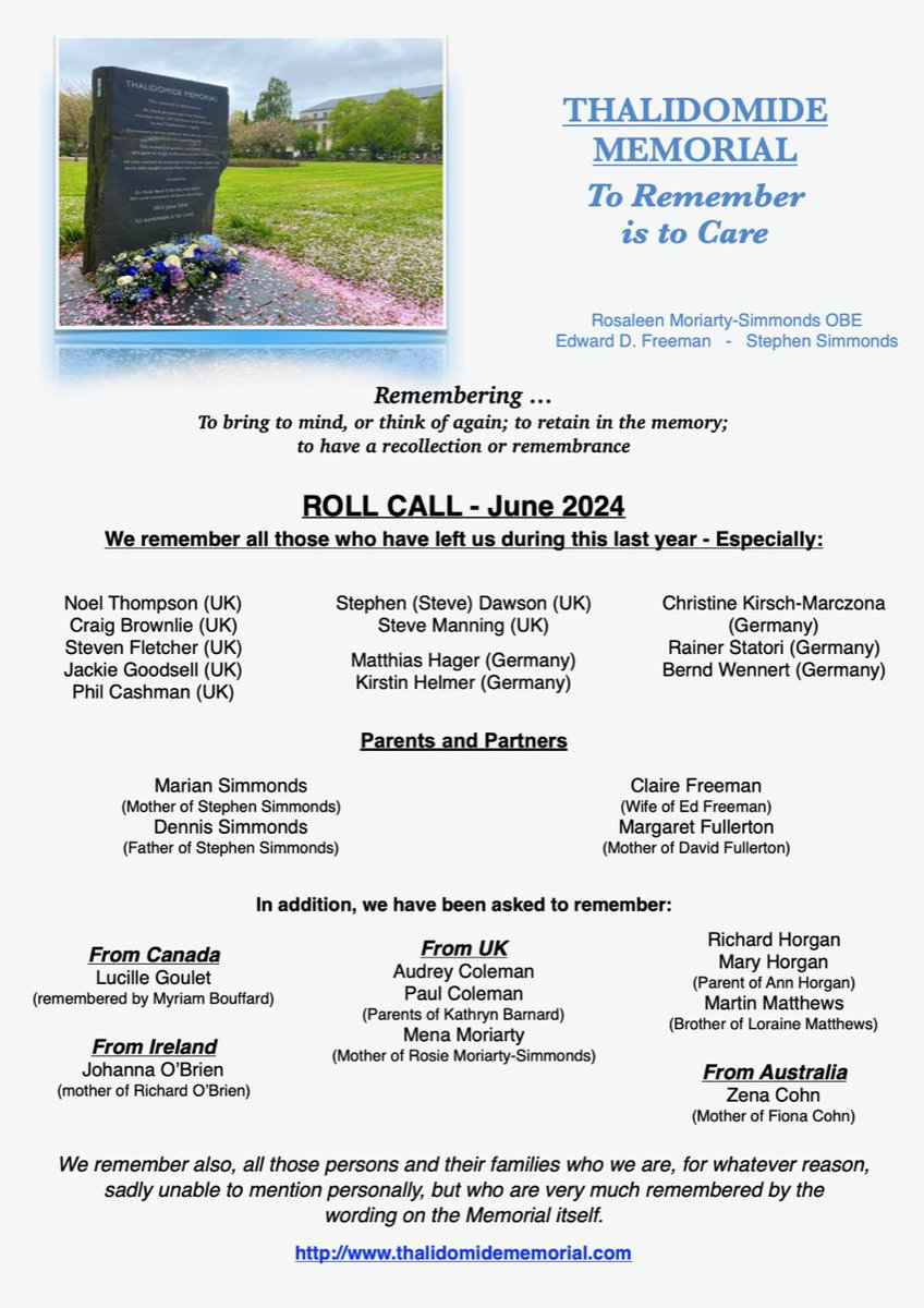 Thalidomide Memorial tweet media