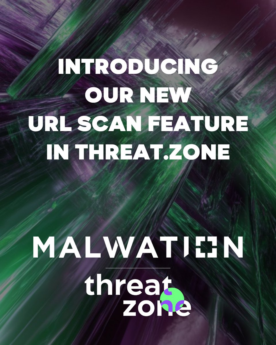 🌟 Introducing URL Analysis on Threat.Zone!
Learn about how it works, take a look at the real examples of URL scanning analysis and why it is crucial from our blog post 👉 malwation.com/blog/introduci…

#MalwareAnalysis #URLScanning #URLAnalysis #ThreatZone