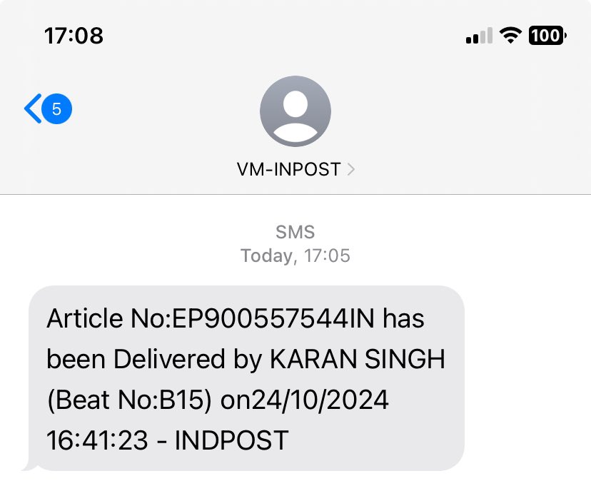 Harkirat Uberoi (@khulamunh) on Twitter photo #indiapost <a href="/IndPost/">The Indian Post</a> this has not been delivered and wrongly sent me receipt for delivery done by KARAN SINGH Beat No B15. Please conduct enquiry and share resolution. #indiapost <a href="/IndPost/">The Indian Post</a> this has not been delivered and wrongly sent me receipt for delivery done by KARAN SINGH Beat No B15. Please conduct enquiry and share resolution.