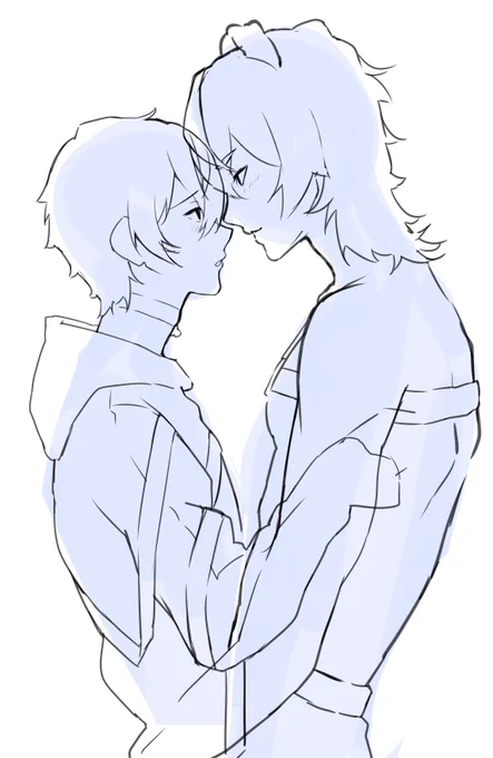 I really don't get a chance to draw male characters, but I really enjoy drawing handsome men(*'-ω・) 