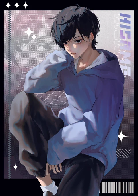 I really don't get a chance to draw male characters, but I really enjoy drawing handsome men(*'-ω・) 