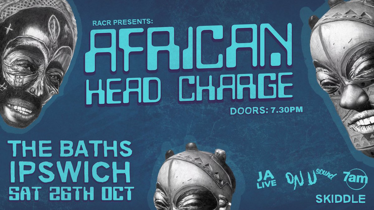 African Head Charge bring their globally-acclaimed, heavy psychedelic dub, roots reggae and 21st century electronica to The Baths this Saturday! 🌟 Who’s ready to groove?

Get tickets and join us for a brilliant night 🎟️ bit.ly/4fjejtM