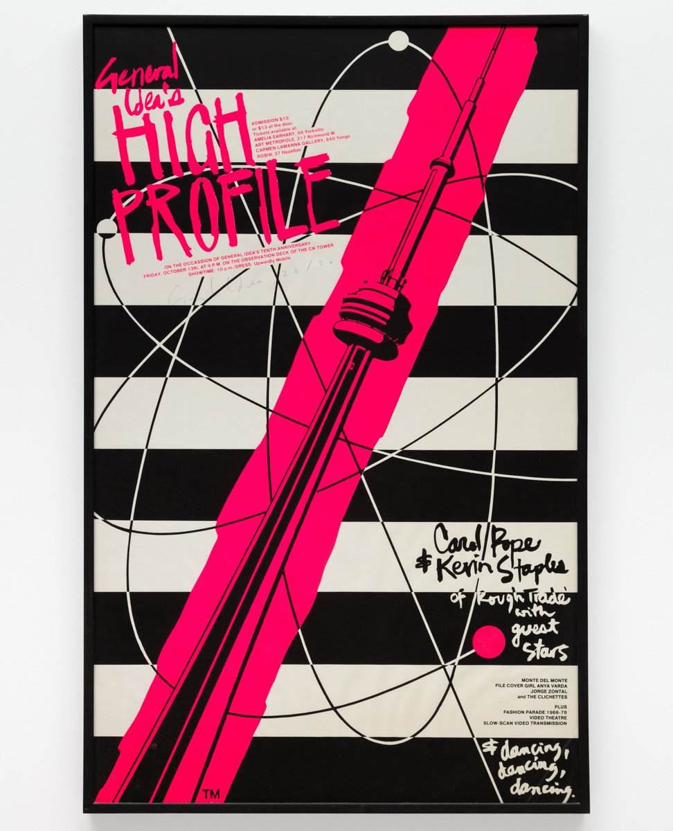 Find us at Art Toronto, this weekend! In celebration of our 50th anniversary this Fall, Art Metropole’s presentation at Art Toronto will feature a selection of rare prints, editions, and publications by General Idea, the Canadian artist group and founders of Art Metropole.