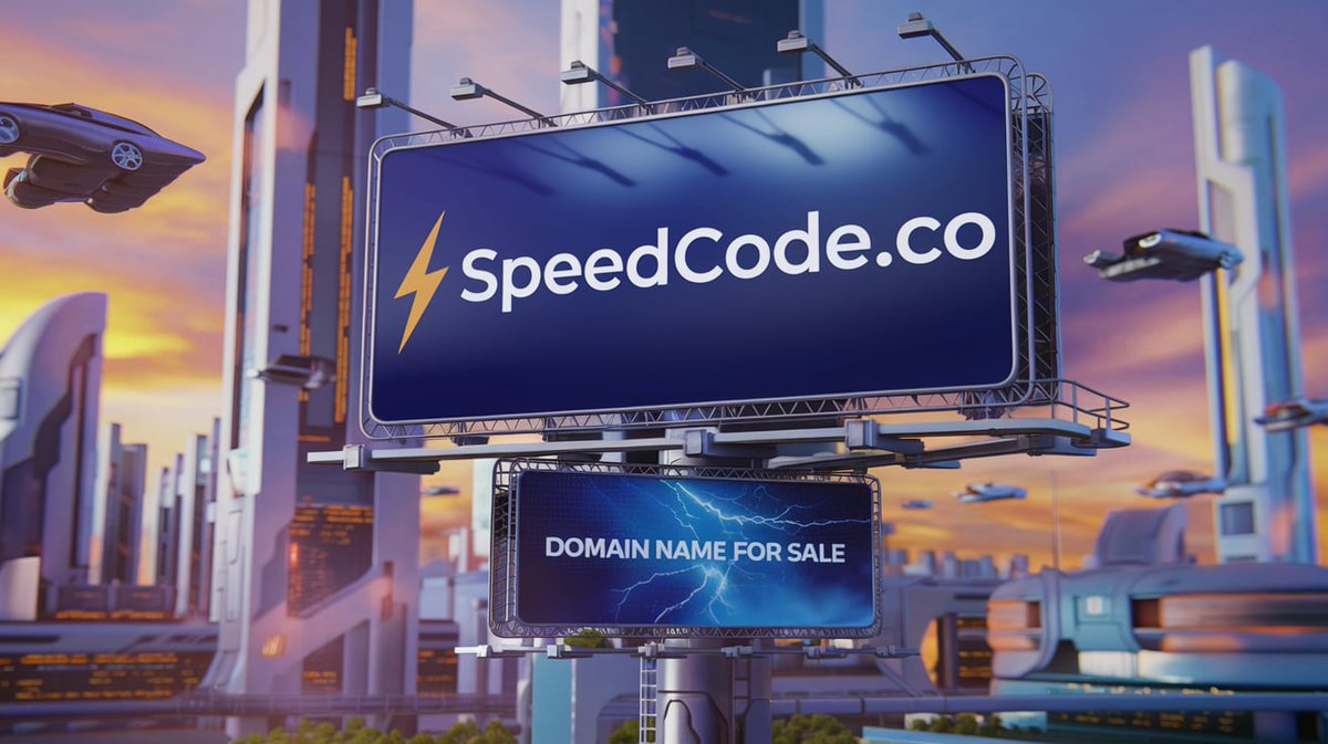 mrbrahimfilali's tweet image. ⚡️💻 Ready to accelerate your tech brand? SpeedCode.co is the perfect domain for fast, efficient coding solutions. Ideal for dev teams, startups, or coding enthusiasts!
 #DomainForSale #SpeedCode #TechStartups #WebDevelopment