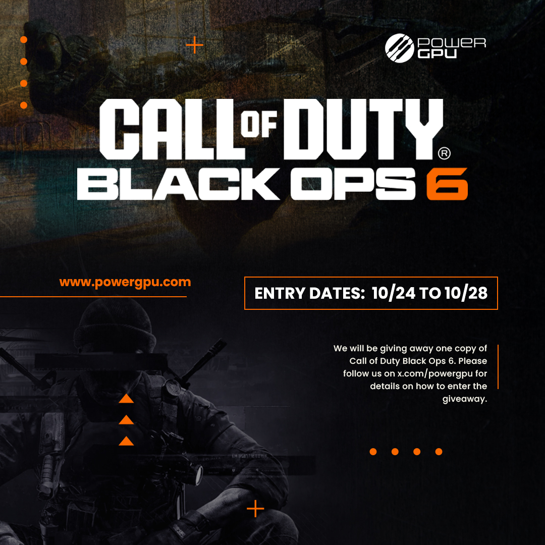Who wants a copy of Call of Duty: Black Ops 6?

✅Tag a friend
✅Like/Repost
✅Follow <a href="/PowerGPU/">PowerGPU</a>
✅Follow <a href="/PowerGPUSupport/">PowerGPU Support</a>

Worldwide and any platform 🌎