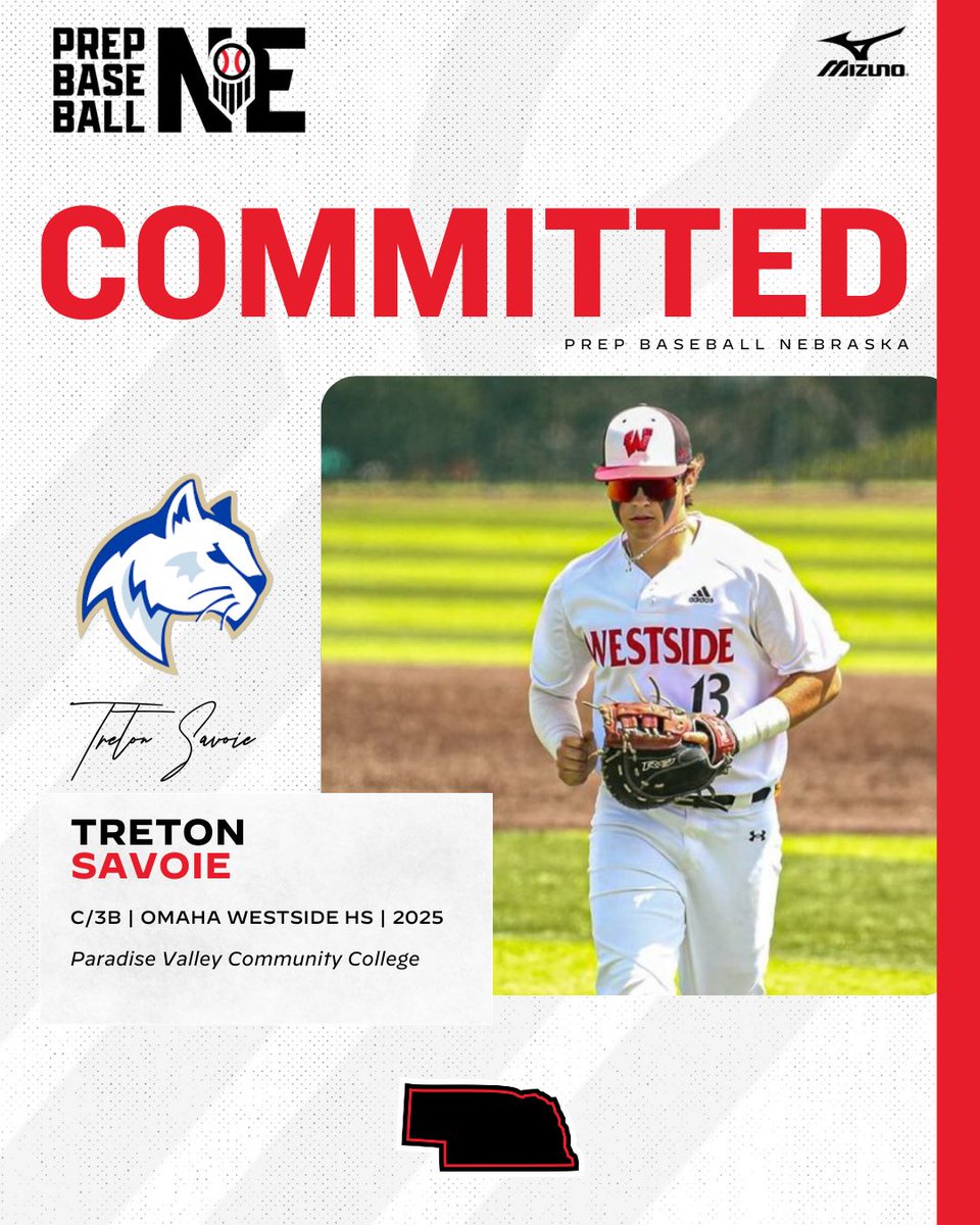 Prep Baseball Nebraska (@prepbaseballne) on Twitter photo πππ¨π¦π¦π’ππ¦ππ§π πππππ‘π
Treton Savoie, (2025, C/3B, <a href="/whs_varsitybb/">Westside Warrior Baseball</a>) commits to Paradise Valley Community College.
π€ loom.ly/mGxXX3g
<a href="/SavoieTre/">Tre Savoie</a> βοΈ <a href="/PVCCPumas/">Puma Athletics</a> πππ¨π¦π¦π’ππ¦ππ§π πππππ‘π
Treton Savoie, (2025, C/3B, <a href="/whs_varsitybb/">Westside Warrior Baseball</a>) commits to Paradise Valley Community College.
π€ loom.ly/mGxXX3g
<a href="/SavoieTre/">Tre Savoie</a> βοΈ <a href="/PVCCPumas/">Puma Athletics</a>
