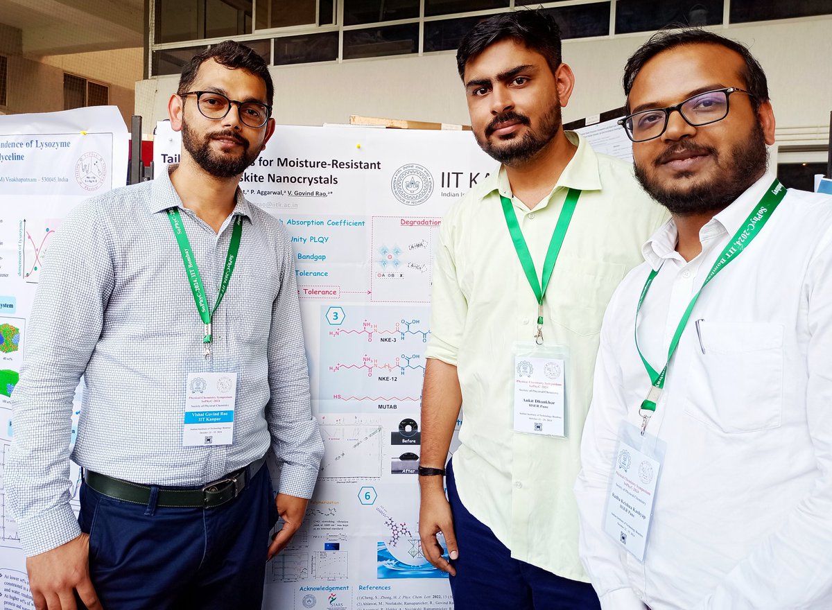 VishalGovindRao's tweet photo. Thrilled to attend SoPhyC-2024 and present a poster after 10 years! Had a fantastic time engaging with students like Merin @tvmiiser, Akanksha &amp; Reha @iitgn Nikumoni @iiserbhopal, Ankit &amp; Radha Krishna @IISERPune, and Mantu @iiserkol. Energized by their curiosity and enthusiasm! https://t.co/V5yh61DstS