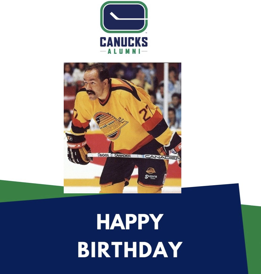 Happy birthday Harold Snepsts 🥳
#CanucksAlumni