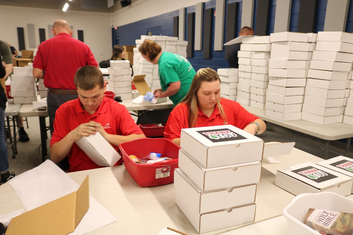 Table Rock Career Center (@tablerockcc) on Twitter photo Members of SkillsUSA helped put together over 2,000 Christmas care packages for U.S. Servicemen and Women serving in Alaska who will not be home for the Holidays this year.
<a href="/RSWolves/">Reeds Spring Schools</a> <a href="/SkillsUSA/">SkillsUSA</a> <a href="/actecareertech/">ACTE</a> <a href="/ConvoyofHope/">Convoy of Hope</a> Members of SkillsUSA helped put together over 2,000 Christmas care packages for U.S. Servicemen and Women serving in Alaska who will not be home for the Holidays this year.
<a href="/RSWolves/">Reeds Spring Schools</a> <a href="/SkillsUSA/">SkillsUSA</a> <a href="/actecareertech/">ACTE</a> <a href="/ConvoyofHope/">Convoy of Hope</a>