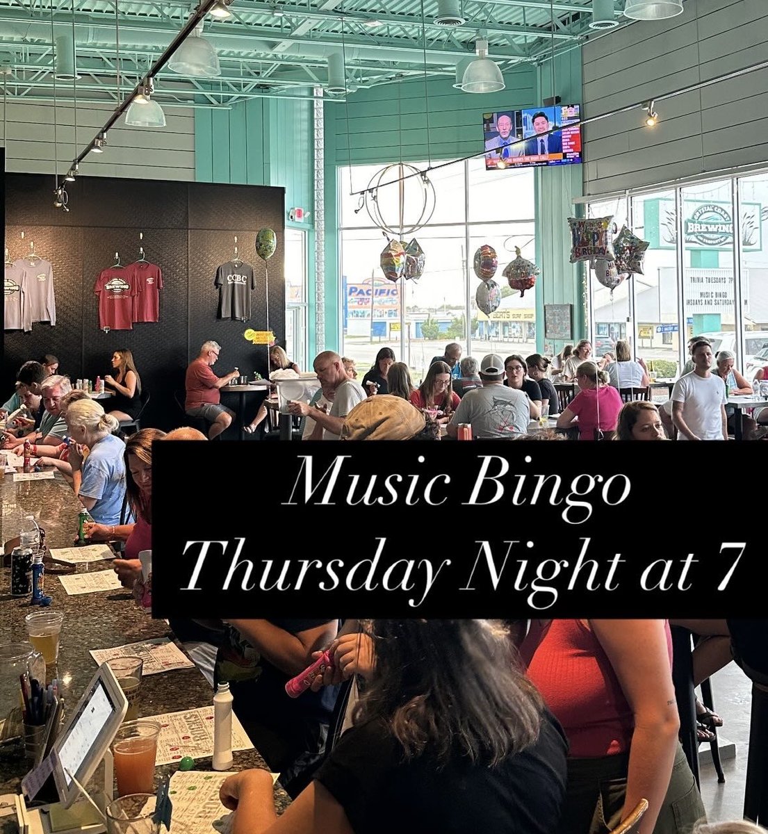 Crystal Coast Brewing (@ccbrewingnc) on Twitter photo Music Bingo at the taproom tonight! Music Bingo at the taproom tonight!