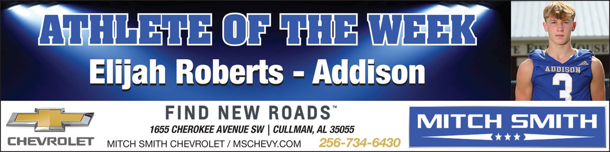LOCAL SPORTS: Addison’s Roberts named Athlete of the Week
cullmantimes.com/sports/local-s…