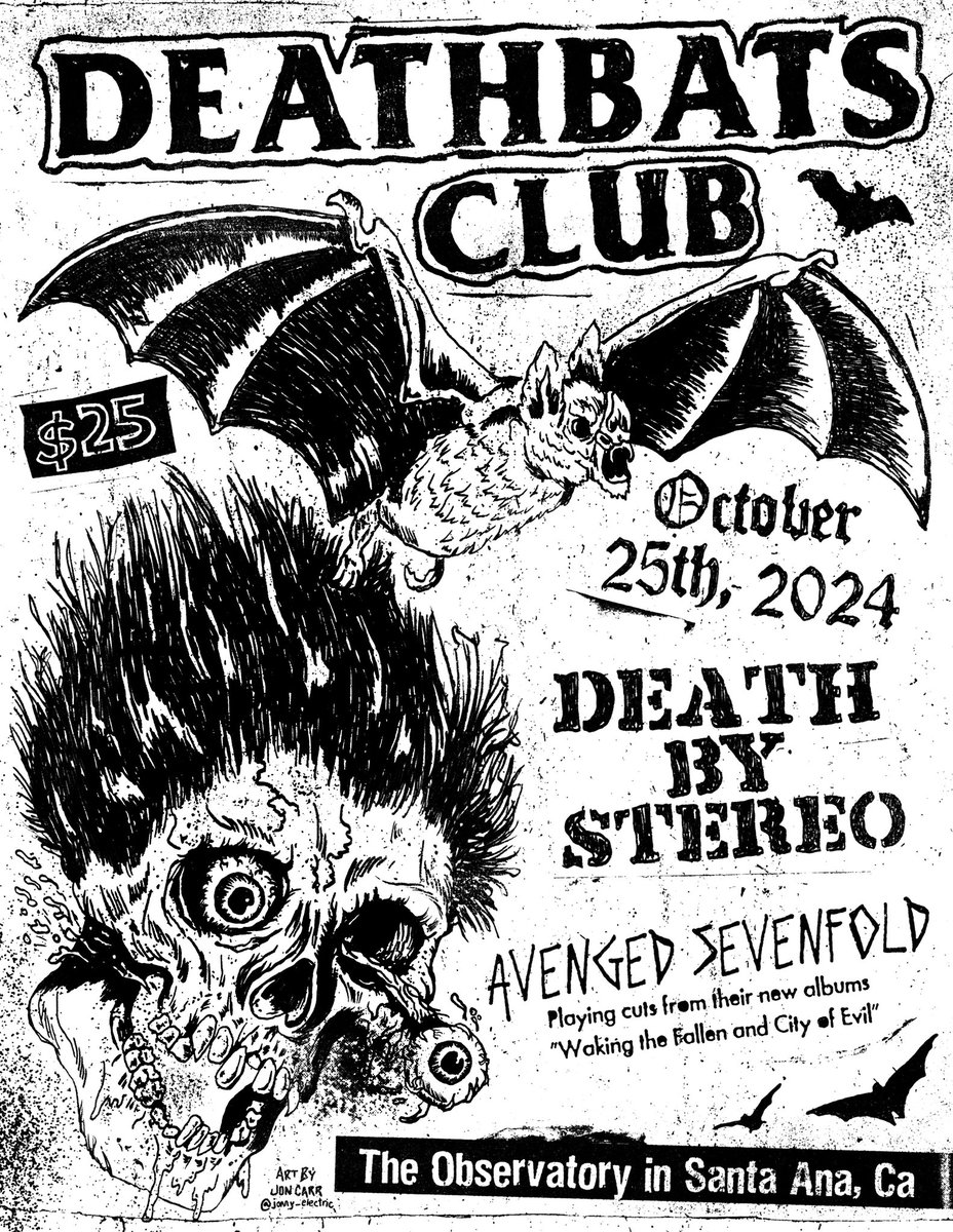 Its finally here 🤘🏻🤘🏻 On our way to LA! Cannot wait to hang with everyone and finally meet a lot of the fam! <a href="/TheOfficialA7X/">Avenged Sevenfold</a> <a href="/DeathbatsClub/">Deathbats Club</a>