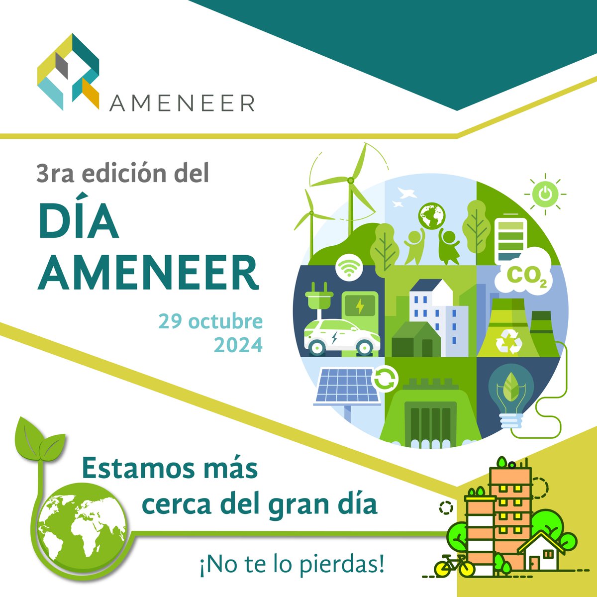 Únete a nosotros el 29 de octubre y descubre cómo la eficiencia energética puede transformar tu negocio. Conoce a líderes como Ricardo Velázquez de Acciona Energía, Raúl Andrade de General Motors, Oscar Terminel de Current Lighting, etc. 🌍⚡️
Registro en: bit.ly/AMENEER3erForo…
