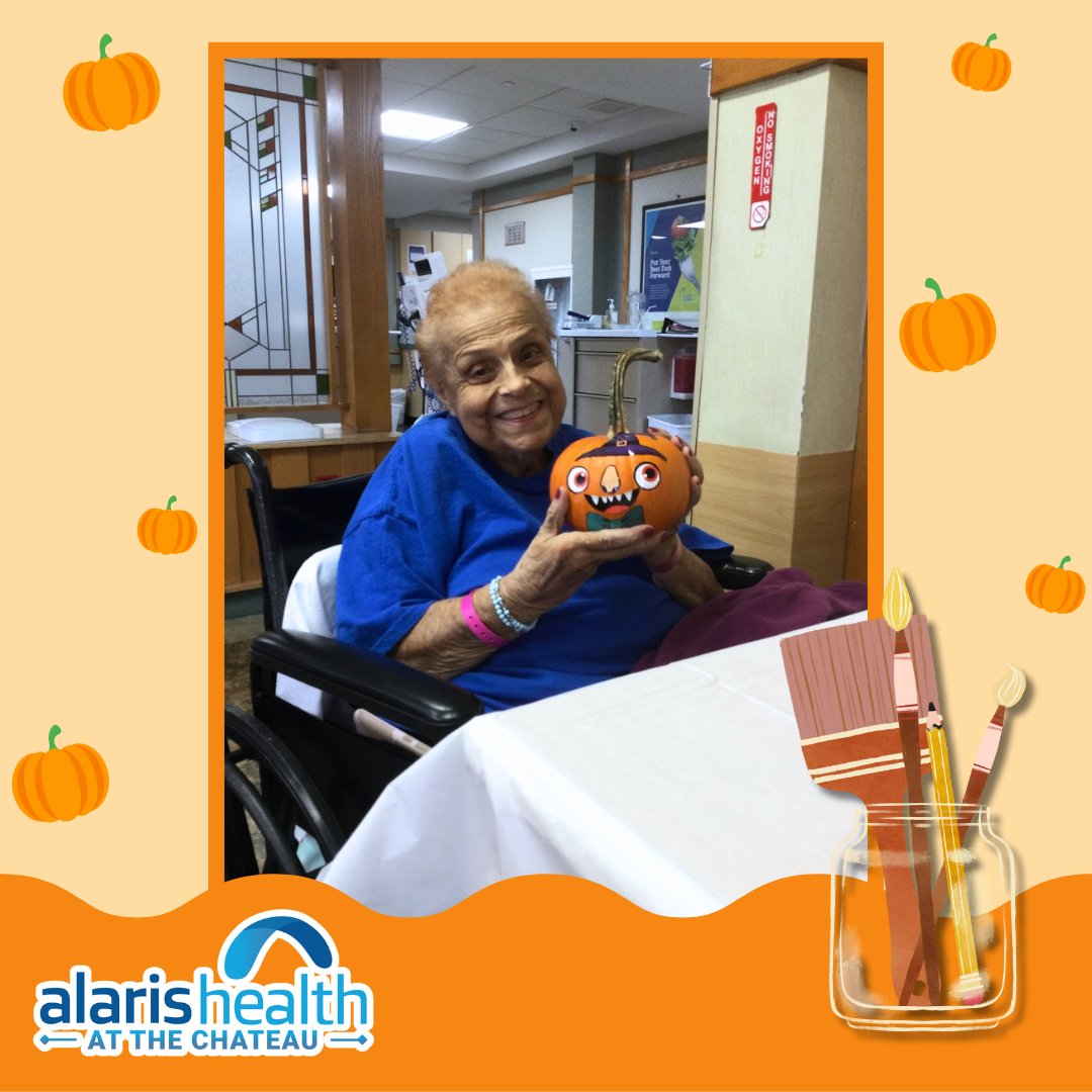 ahchateau's tweet image. 🎃🧡 Creativity is in full swing at The Chateau! Our residents are embracing the fall spirit with Pumpkin Art all October long. 🍂✨ Each day brings a new masterpiece, and we’re loving the autumn vibes! 🎨🍁
#PumpkinArt #FallCreativity #TheChateau #AutumnVibes
