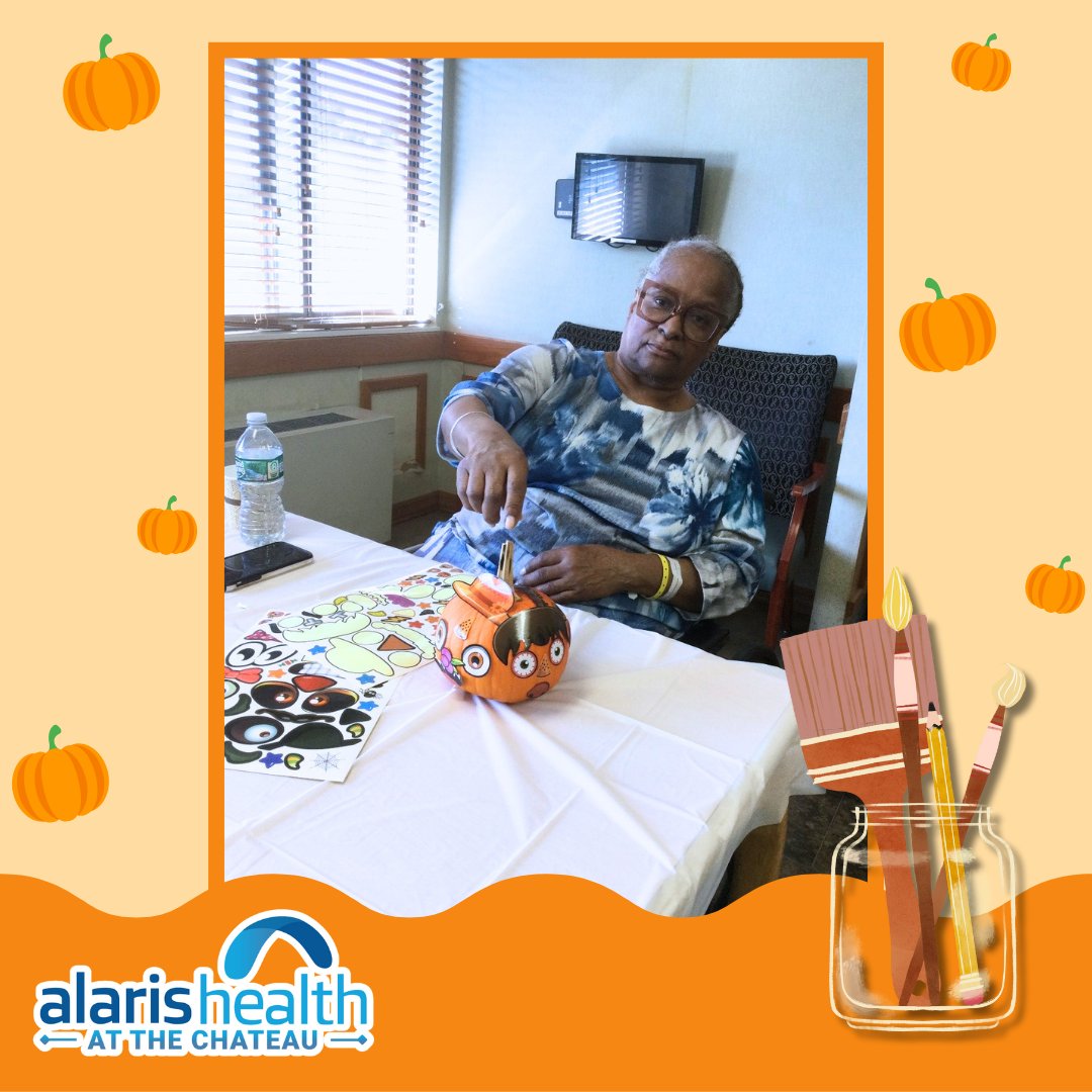 ahchateau's tweet image. 🎃🧡 Creativity is in full swing at The Chateau! Our residents are embracing the fall spirit with Pumpkin Art all October long. 🍂✨ Each day brings a new masterpiece, and we’re loving the autumn vibes! 🎨🍁
#PumpkinArt #FallCreativity #TheChateau #AutumnVibes