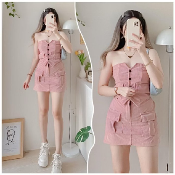 junasticc's tweet photo. Check out Cici Corduroy Coordinates |plain |freesize fits small-medium for ₱89 - ₱289. Get it on Shopee now! https://t.co/feDxdfrEEP https://t.co/GTUEeFMbk8