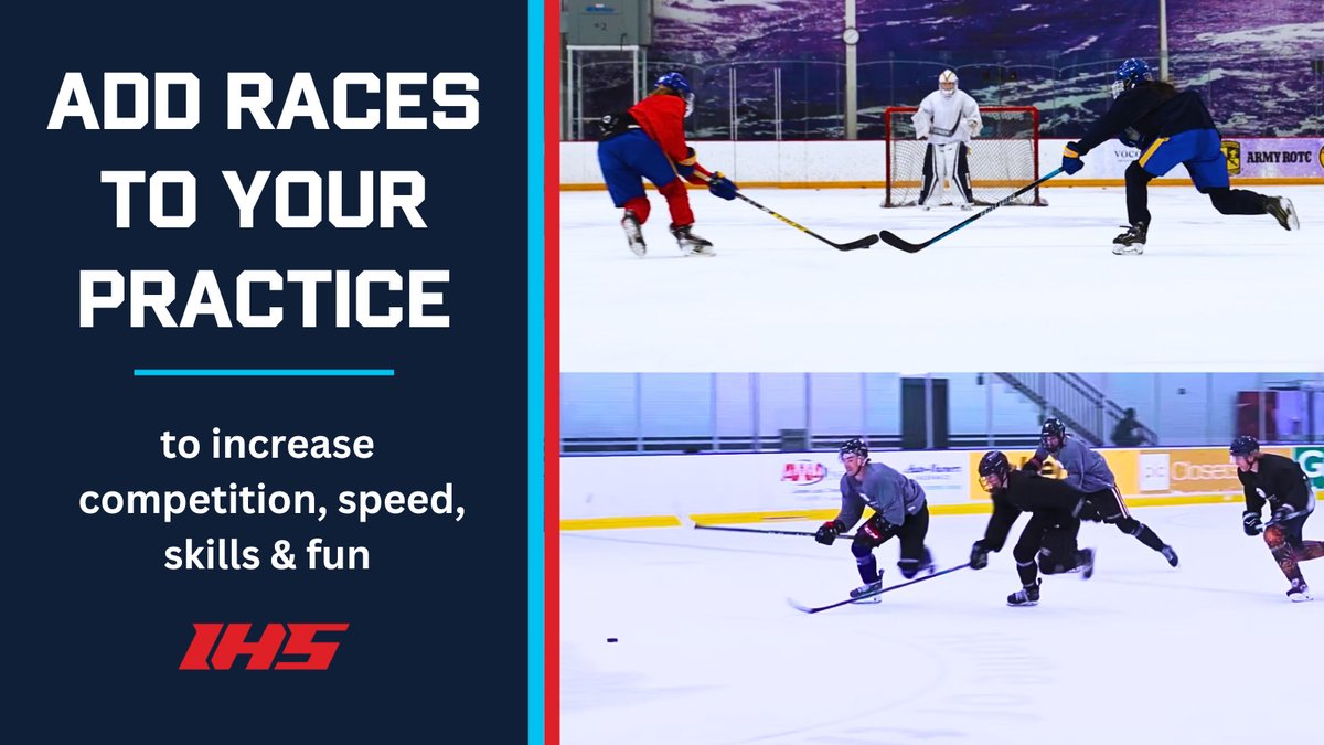 icehockeydrills's tweet photo. 🏒 Races for loose pucks are a part of every shift, in every game, at every level of hockey.

✅ We put together a list of 10 individual, team, situational &amp; scoring races coaches can add to their practices.

📺 View the videos:
https://t.co/k9Kzw45V7M https://t.co/mhmXYN6ybM