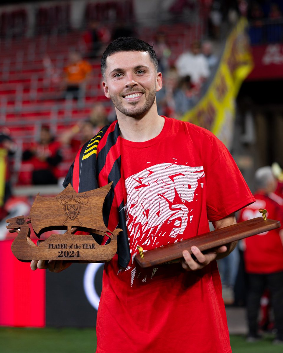 NewYorkRedBulls's tweet image. Had us twisting and shouting all season long.

Lewis Morgan has been voted by our Supporters as Player of the Year 🏆