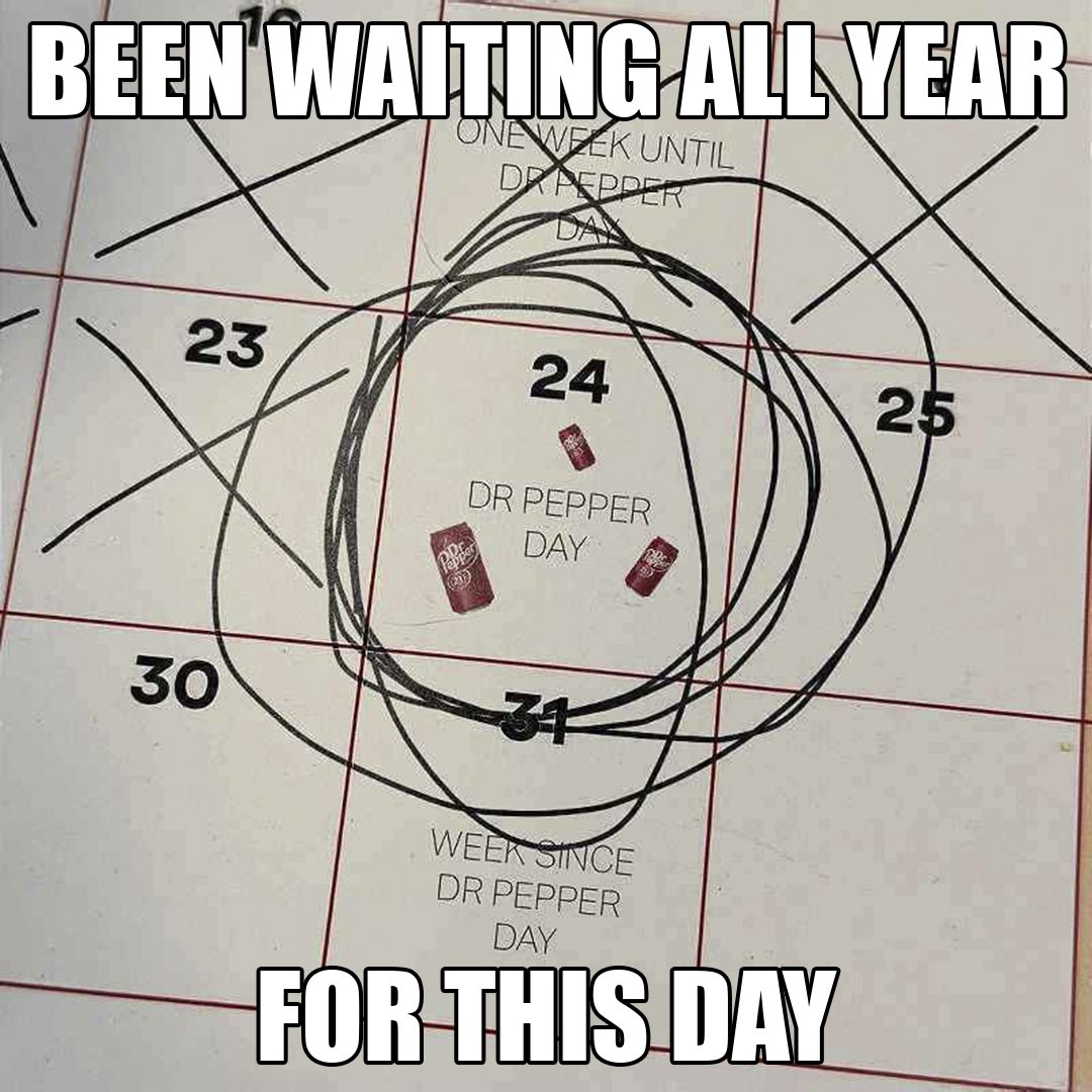 drpepper's tweet image. HAPPY NATIONAL DR PEPPER DAY 🎉🥤how are y’all celebrating??
