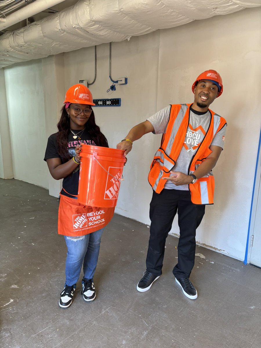 $100,000 Home Depot grant work begins! We thank everyone who voted for Morris Brown College! #TheResurgence